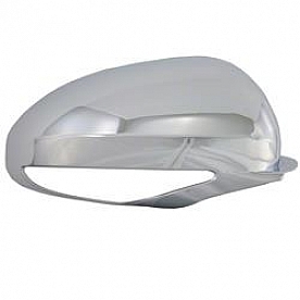 Coast To Coast Exterior Mirror Cover Driver And Passenger Side Silver ABS Plastic Set Of 2 - CCIMC67466