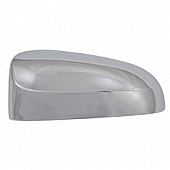 Coast To Coast Exterior Mirror Cover Driver And Passenger Side Silver ABS Plastic Set Of 2 - CCIMC67487