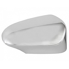 Coast To Coast Exterior Mirror Cover Driver And Passenger Side Silver ABS Plastic Set Of 2 - CCIMC67512