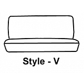 Covercraft Seat Cover Polycotton Charcoal Black One Row - SS7458PCCH