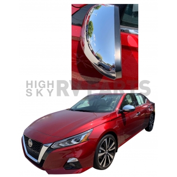 Coast To Coast Exterior Mirror Cover Driver And Passenger Side Silver ABS Plastic Set Of 2 - CCIMC67537R-1