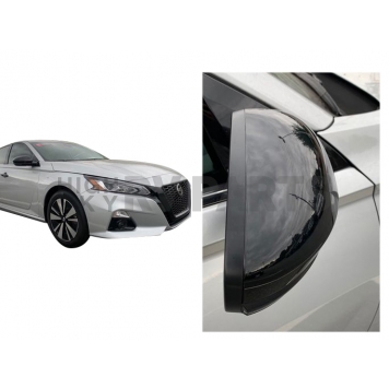 Coast To Coast Exterior Mirror Cover Driver And Passenger Side Black Plastic Set Of 2 - CCIMC67537RBK-1