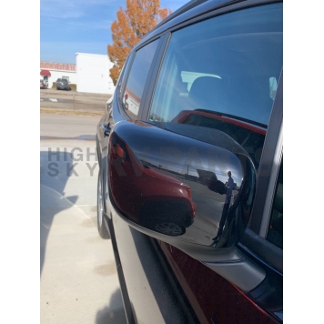 Coast To Coast Exterior Mirror Cover Driver And Passenger Side Black Plastic Set Of 2 - CCIMC67542RBK-2