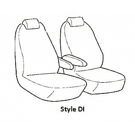 Covercraft Seat Cover Polycotton Charcoal Single - SS7506PCCH