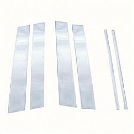 Coast To Coast Body Pillar Cover - Polished Stainless Steel Silver Set of 6 - CCIPC206