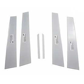 Coast To Coast Body Pillar Cover - Polished Stainless Steel Silver Set of 6 - CCIPC2112