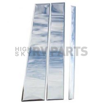Coast To Coast Body Pillar Cover - Polished Stainless Steel Silver Set of 6 - CCIPC217