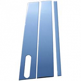 Coast To Coast Body Pillar Cover - Polished Stainless Steel Silver Set of 6 - CCIPC228