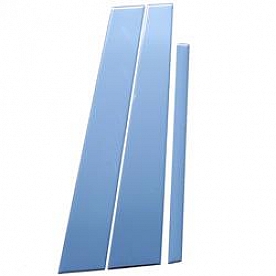Coast To Coast Body Pillar Cover - Polished Stainless Steel Silver Set of 6 - CCIPC231