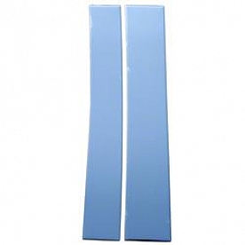 Coast To Coast Body Pillar Cover - Polished Stainless Steel Silver Set of 4 - CCIPC238