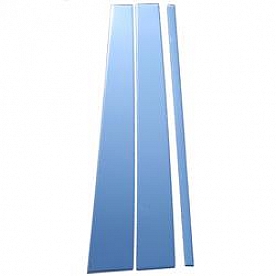 Coast To Coast Body Pillar Cover - Polished Stainless Steel Silver Set of 6 - CCIPC239