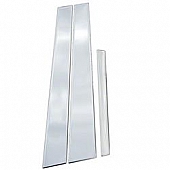 Coast To Coast Body Pillar Cover - Polished Stainless Steel Silver Set of 6 - CCIPC252