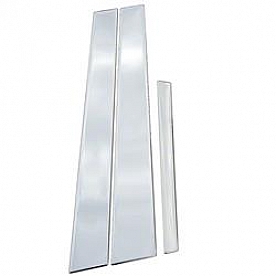 Coast To Coast Body Pillar Cover - Polished Stainless Steel Silver Set of 6 - CCIPC252