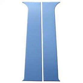 Coast To Coast Body Pillar Cover - Polished Stainless Steel Silver Set of 4 - CCIPC257