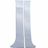 Coast To Coast Body Pillar Cover - Polished Stainless Steel Silver Set of 4 - CCIPC262