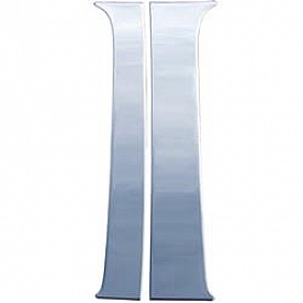 Coast To Coast Body Pillar Cover - Polished Stainless Steel Silver Set of 4 - CCIPC271