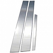 Coast To Coast Body Pillar Cover - Polished Stainless Steel Silver Set of 6 - CCIPC272