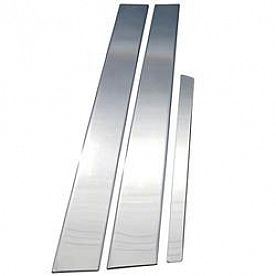 Coast To Coast Body Pillar Cover - Polished Stainless Steel Silver Set of 6 - CCIPC272