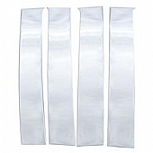 Coast To Coast Body Pillar Cover - Polished Stainless Steel Silver Set of 4 - CCIPC457
