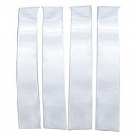 Coast To Coast Body Pillar Cover - Polished Stainless Steel Silver Set of 4 - CCIPC457