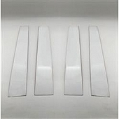 Coast To Coast Body Pillar Cover - Polished Stainless Steel Silver Set of 4 - CCIPC460