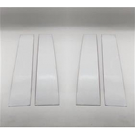 Coast To Coast Body Pillar Cover - Polished Stainless Steel Silver Set of 4 - CCIPC461