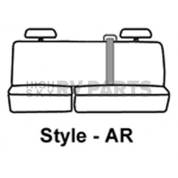 Covercraft Seat Cover Polycotton Gray One Row - SS8353PCGY