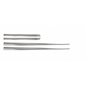 Coast To Coast Side Molding - Silver ABS Plastic Chrome Plated - CCISM601