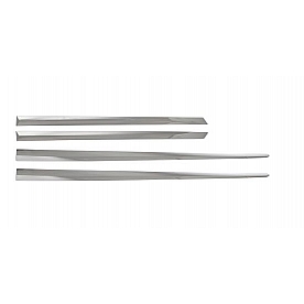 Coast To Coast Side Molding - Silver ABS Plastic Chrome Plated - CCISM602
