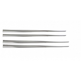 Coast To Coast Side Molding - Silver ABS Plastic Chrome Plated - CCISM603