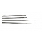 Coast To Coast Side Molding - Silver ABS Plastic Chrome Plated - CCISM604
