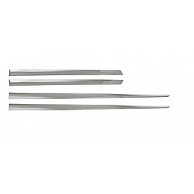 Coast To Coast Side Molding - Silver ABS Plastic Chrome Plated - CCISM604