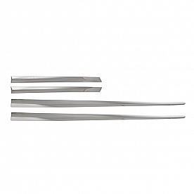 Coast To Coast Side Molding - Silver ABS Plastic Chrome Plated - CCISM605