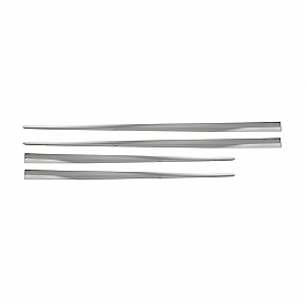 Coast To Coast Side Molding - Silver ABS Plastic Chrome Plated - CCISM606