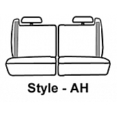 Covercraft Seat Cover Polycotton Charcoal Black One Row - SS8369PCCH