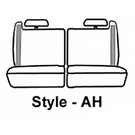 Covercraft Seat Cover Polycotton Charcoal Black One Row - SS8369PCCH