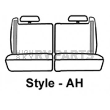 Covercraft Seat Cover Polycotton Charcoal Black One Row - SS8369PCCH