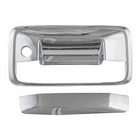 Coast To Coast Tailgate Handle Cover - Chrome Plated ABS Plastic Silver - CCITGH65529