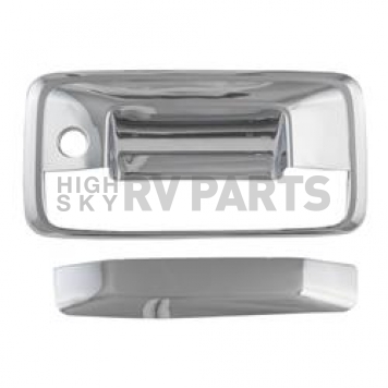 Coast To Coast Tailgate Handle Cover - Chrome Plated ABS Plastic Silver - CCITGH65529