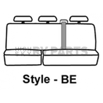 Covercraft Seat Cover Polycotton Charcoal Black One Row - SS8426PCCH