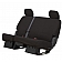 Covercraft Seat Cover Polycotton Charcoal Black One Row - SS8430PCCH