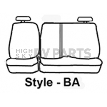 Covercraft Seat Cover Polycotton Gray One Row - SS8430PCGY