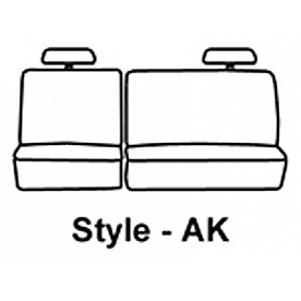 Covercraft Seat Cover Urethane-Coated Polyester Gray One Row - SS8441WFGY