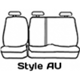 Covercraft Seat Cover Urethane-Coated Waterproof Material Gray One Row - SS8446WFGY