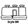 Covercraft Seat Cover Polycotton Charcoal Single - SS8466PCCH