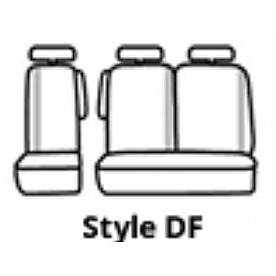 Covercraft Seat Cover Polycotton Charcoal Black Single - SS8479PCCH