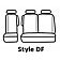 Covercraft Seat Cover Polycotton Charcoal Black Single - SS8479PCCH