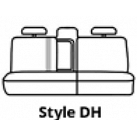 Covercraft Seat Cover Polycotton Conceal Brown Single - SS8484TTCB