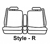 Covercraft Seat Cover Polycotton Gravel One Row - SSC3328CAGY