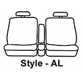 Covercraft Seat Cover Polycotton Gravel One Row - SSC3410CAGY